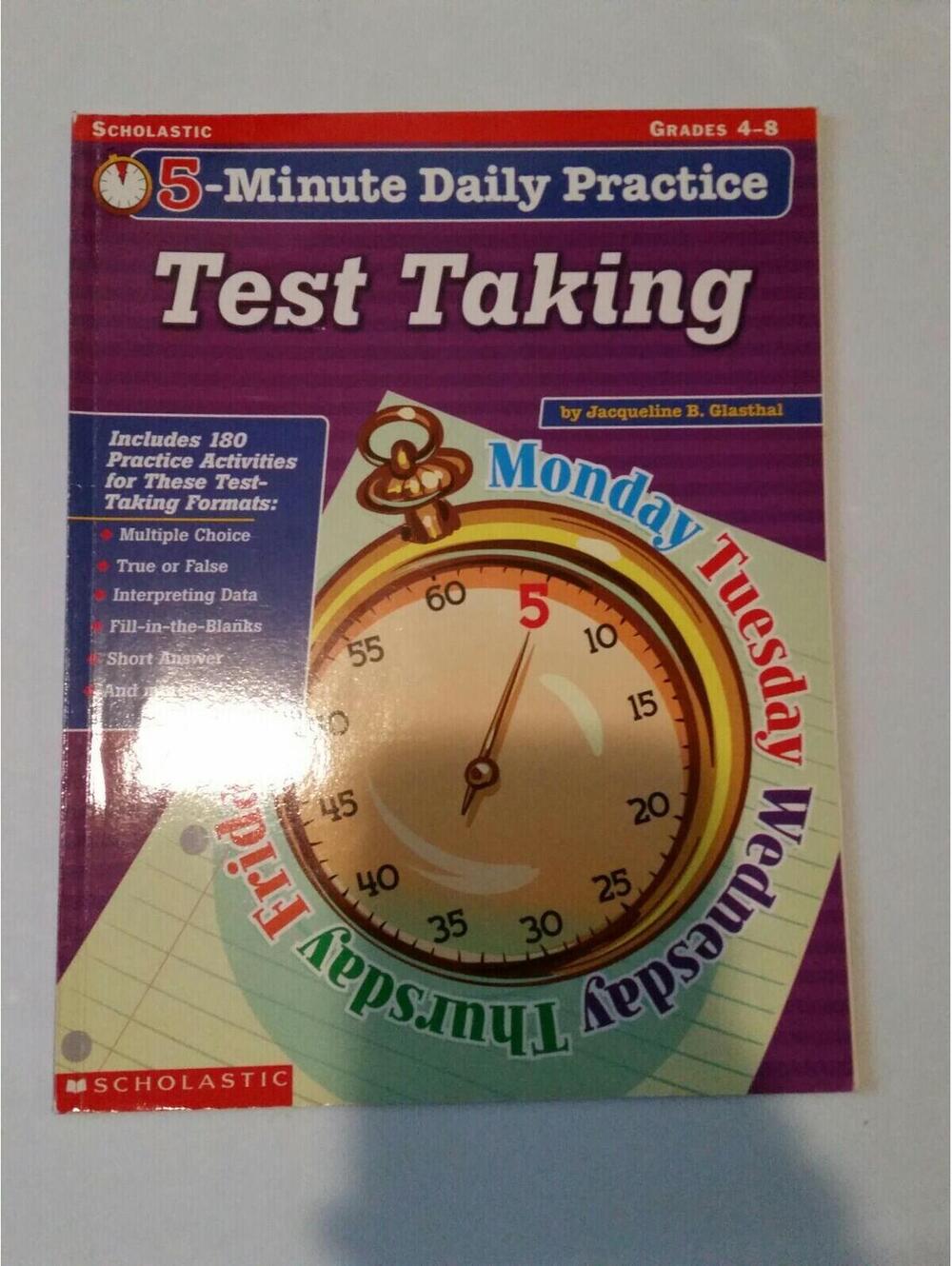 Teaching Book 5 minute Daily Practice - Test Taking Worksheets Grades 4 to 8